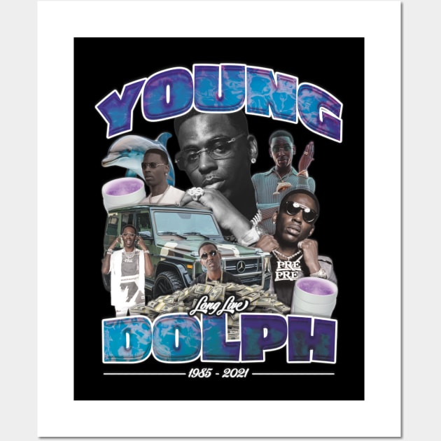 Long Live Dolph Throwback Wall Art by braprone